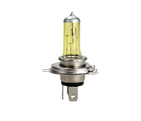 Halogen Lamp H4 Golden Yellow